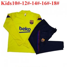 FC Barcelona 2020-2021 Børn Sweatshirt Dragt M003